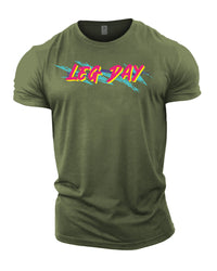 Retro Leg Day - Gym T-Shirt