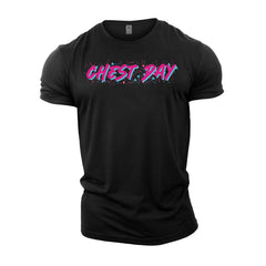 Retro Chest Day - Gym T-Shirt