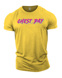 Retro Chest Day - Gym T-Shirt