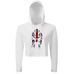 Spartan Union Jack - Cropped Hoodie