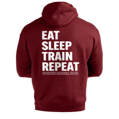 Gymtier Barbell Club - Eat Sleep Train - Gym Hoodie