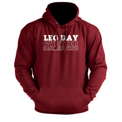 Gymtier Barbell Club - Leg Day - Gym Hoodie