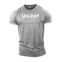 Gymtier Barbell Club - Leg Day - Gym T-Shirt