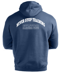 Gymtier Barbell Club - Never Stop Training - Men's Gym Hoodie