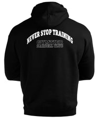 Gymtier Barbell Club - Never Stop Training - Men's Gym Hoodie