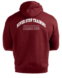 Gymtier Barbell Club - Never Stop Training - Men's Gym Hoodie