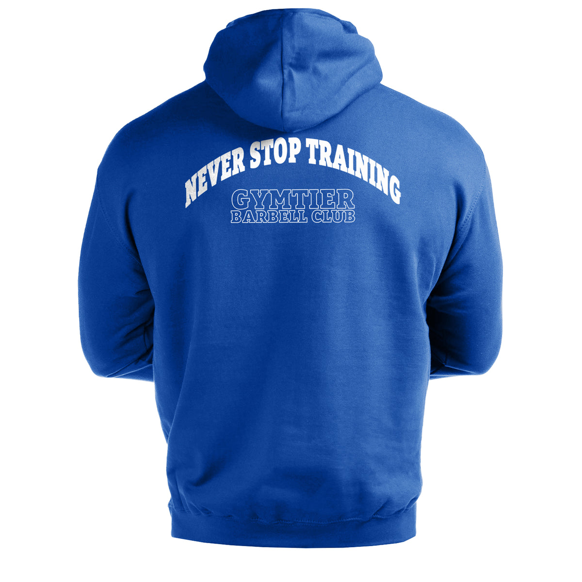 Gymtier Barbell Club - Never Stop Training - Men's Gym Hoodie