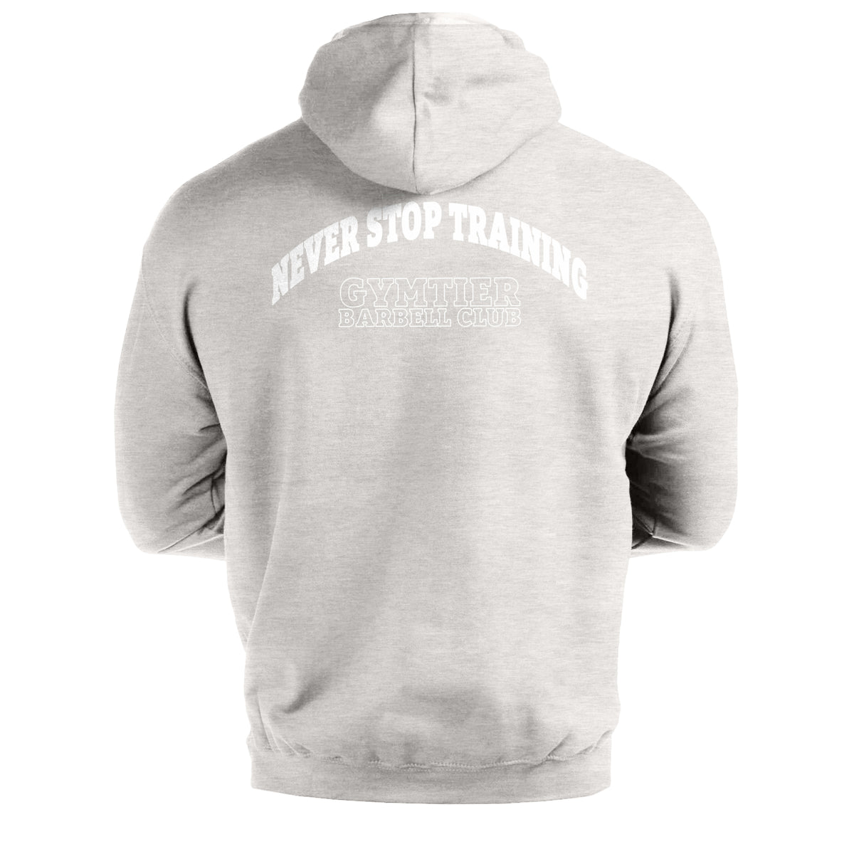 Gymtier Barbell Club - Never Stop Training - Men's Gym Hoodie