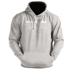 Gymtier Barbell Club - Stay Humble - Gym Hoodie