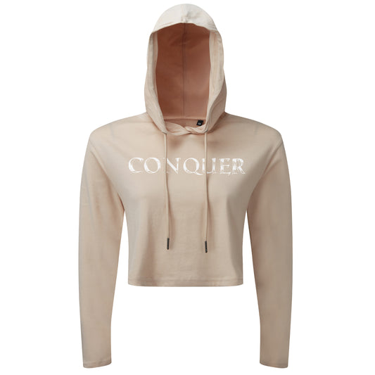 Conquer - Cropped Hoodie