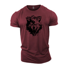 Untamed Wolf Black - Gym T-Shirt