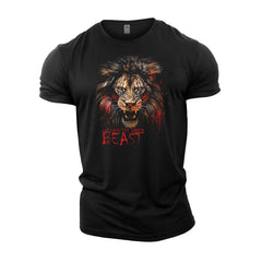 Release The Inner Beast Lion - Gym T-Shirt