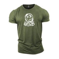 Rise And Grind Smiley - Gym T-Shirt