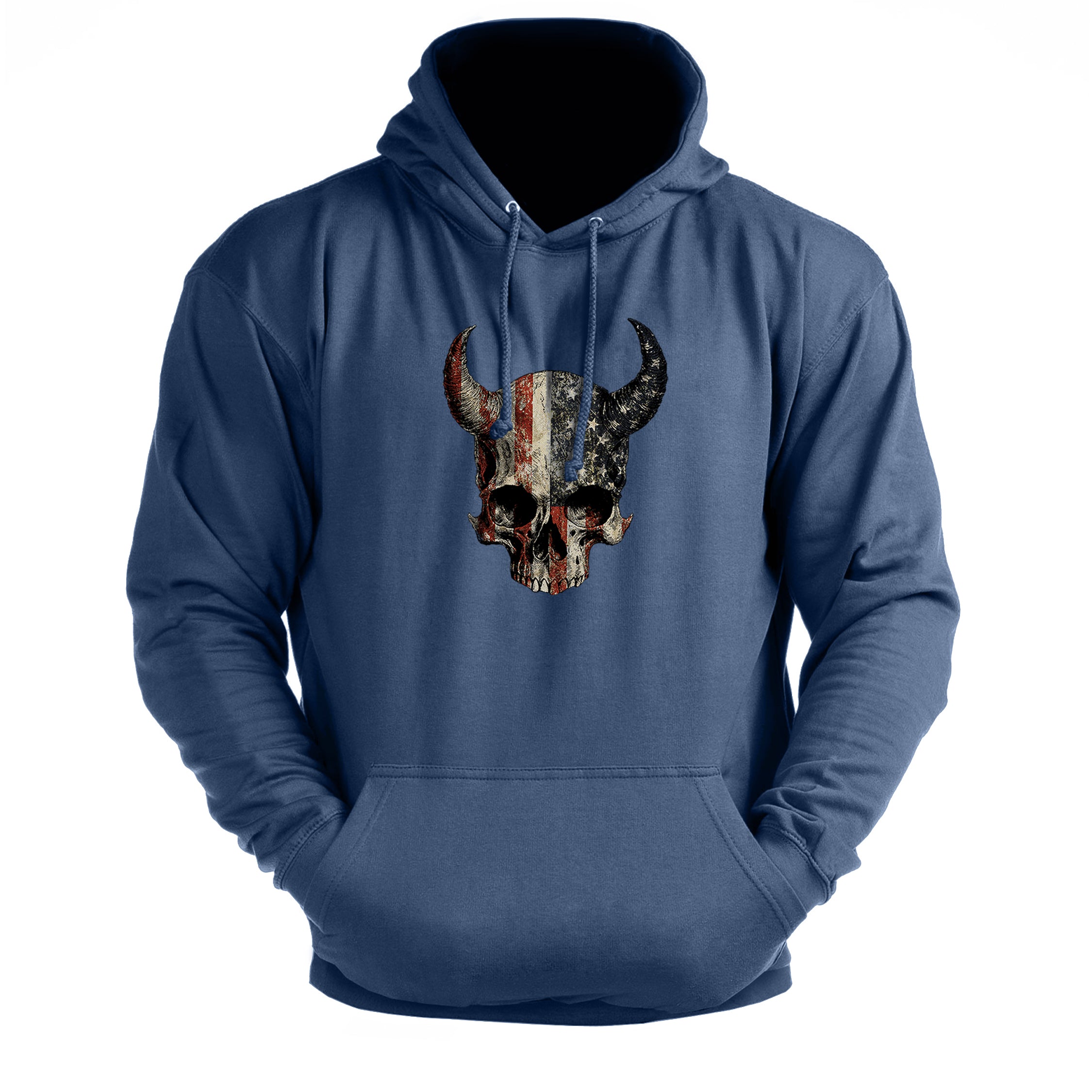 Devil Skull USA - Gym Hoodie