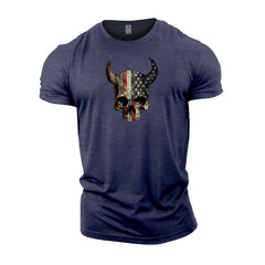 Devil Skull USA - Gym T-Shirt