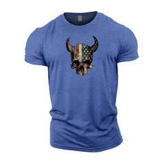 Devil Skull USA - Gym T-Shirt