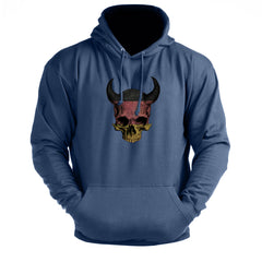 Devil Skull DE - Gym Hoodie