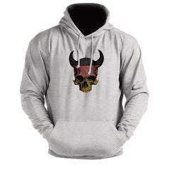 Devil Skull DE - Gym Hoodie