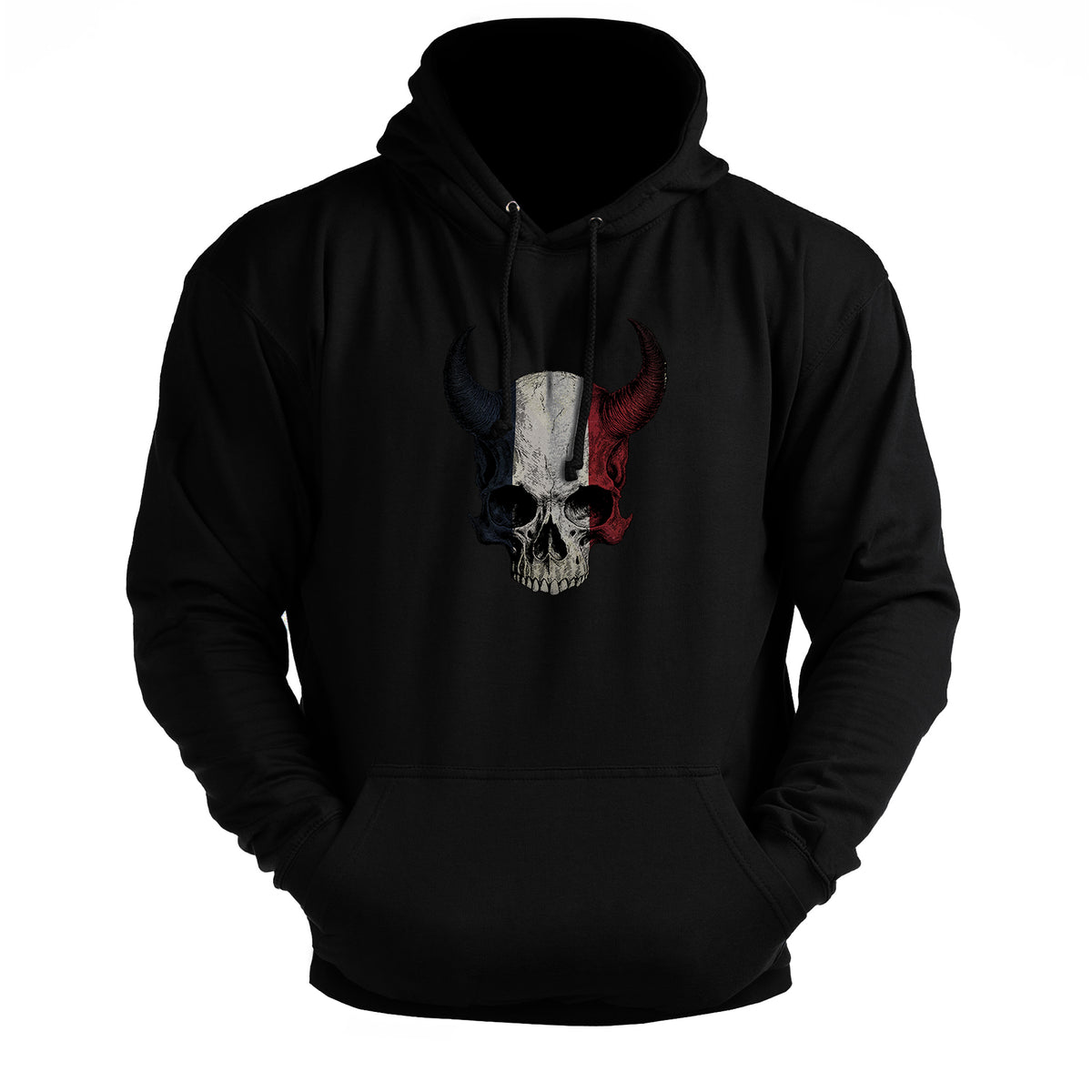 Devil Skull FR - Gym Hoodie