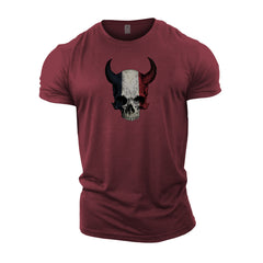 Devil Skull FR - Gym T-Shirt